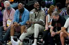 LeBron James Sits Courtside on NBA Finals Game 5 in Support of Close Friend Chris Paul
