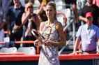 Camila Giorgi defeated Karolina Pliskova at the National Bank Open in Montreal