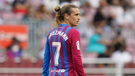 Antoine Griezmann of FC Barcelona during the La Liga match between FC Barcelona and Getafe CF played at Camp Nou