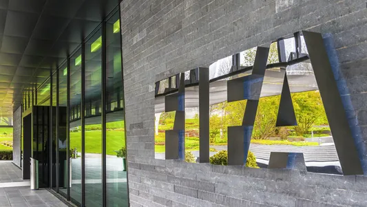 The official building of FIFA headquarters. Zurich, Switzerland
