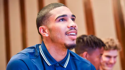 NBA star Jayson Tatum of Boston Celtics — Photo by ChinaImages