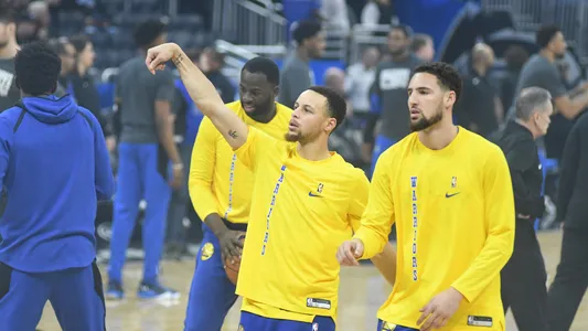 The Orlando Magic host the Golden State Warriors at the Amway Center in Orlando Florida on Thursday February 28, 2019. Photo Credit: Marty Jean-Louis — Photo by headlinephotos