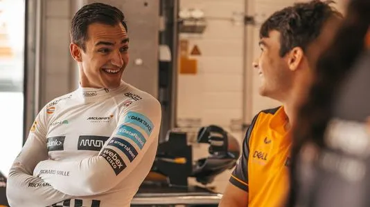 Alex Palou and Patricio O'Ward. Photo Courtesy: McLaren Racing Media.