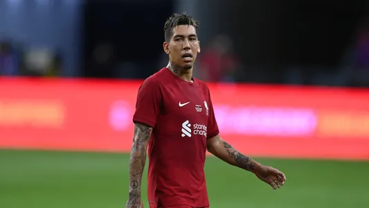 Roberto Firmino #9 Player of Liverpool in action during pre-season against Crystal Palace at national stadium — Photo by daykung
