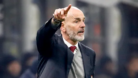 Stefano Pioli, head coach of AC Milan, looks on prior to the Coppa Italia semi final football match between AC Milan and Juventus FC. — Photo by CristianoBarni