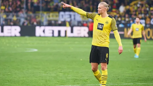 GERMANY, DORTMUND - APRIL 2, 2022: Erling Haaland. The match of Bundesliga Borussia Dortmund vs RB Leipzig at Signal Iduna Park