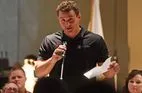 Cubs First Baseman Anthony Rizzo Speaks at Parkland Vigil after the Deadly Douglas High School Shooting