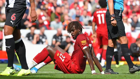 Liverpool Striker Divock Origi Against Newcastle United