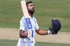 India v South Africa 1st Test - Rohit Sharma Lights Up Gloomy Vizag With Maiden 100 as Opener