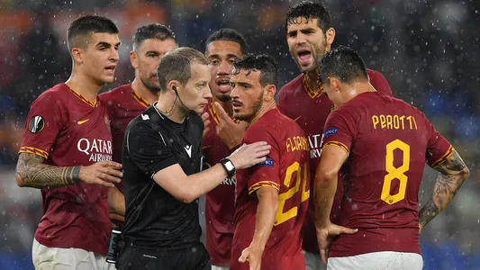 As Roma 24/10/2019 - Europa League / Roma-Borussia Monchengladbach / foto Antonello Sammarco/Image nella foto: proteste