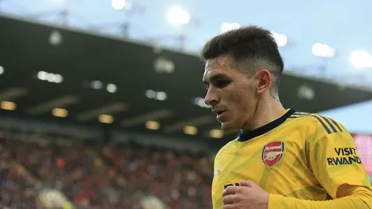 Arsenal Midfielder Lucas Torreira in Action Against Burnley