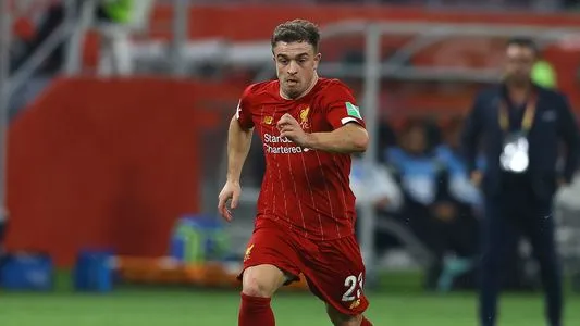 Xherdan Shaqiri in Action for Liverpool