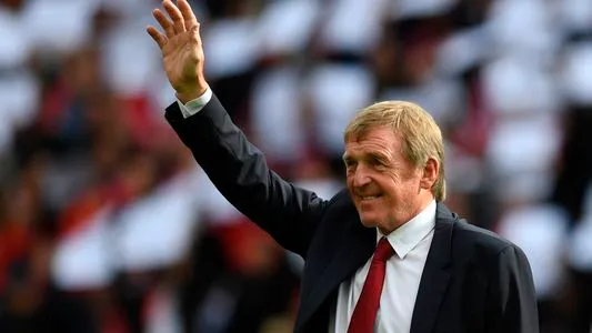 Former Liverpool player and manager Kenny Dalglish takes the applause of the supporters a day after having the new grandstand named after him