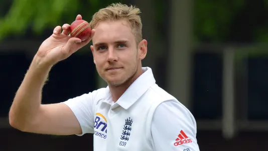 England's Stuart Broad