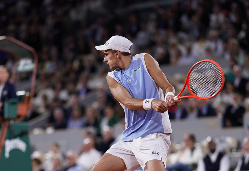 Matteo Arnaldi advances by walkover into his first major semifinal in Paris, France. June 3, 2026. Photo credit: FFT/Roland Garros.