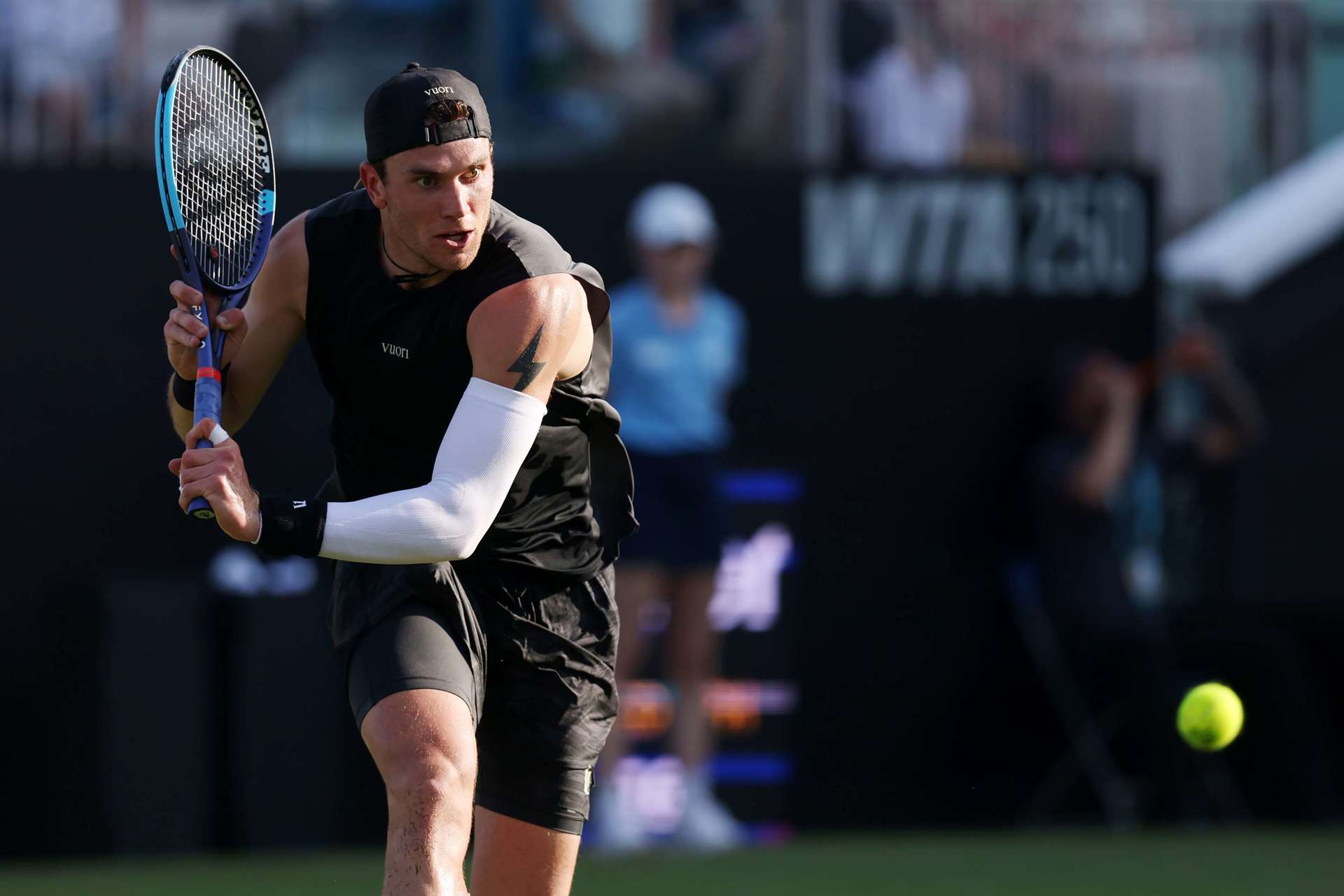 Jack Draper competing at the Lexus Eastbourne Open Lexus. UK. June 24, 2026. Photo credit: LTA.