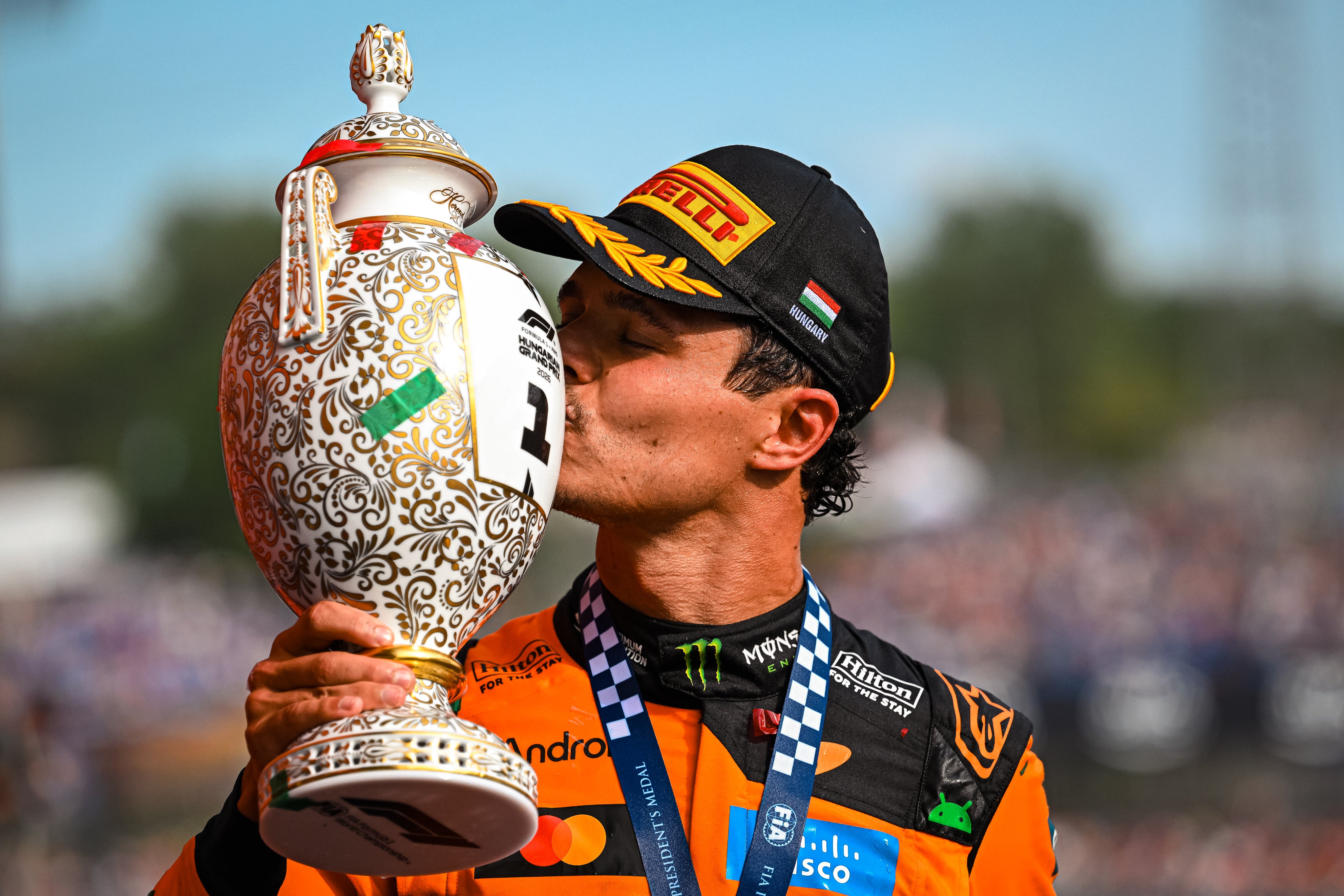 Lando Norris Tastes Victory as World Champion at Hungarian Grand Prix